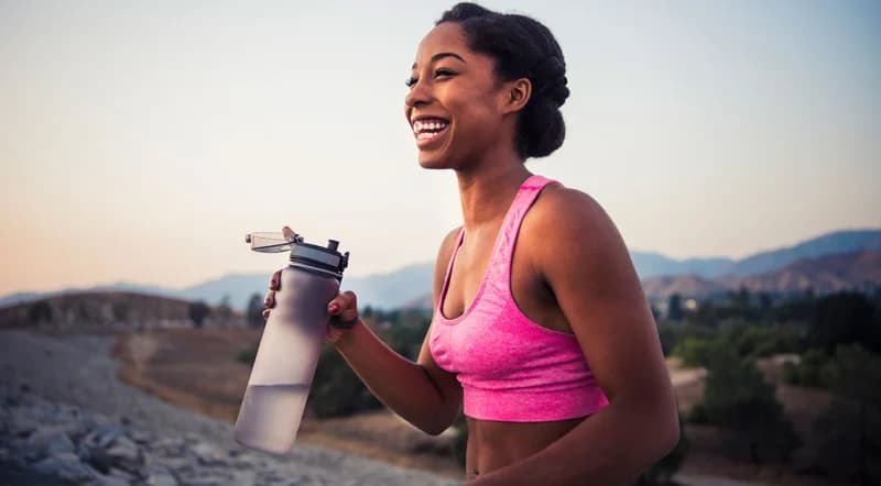 Woman feeling energized and hydrated after B12 injections at Health Pointe Jacksonville
