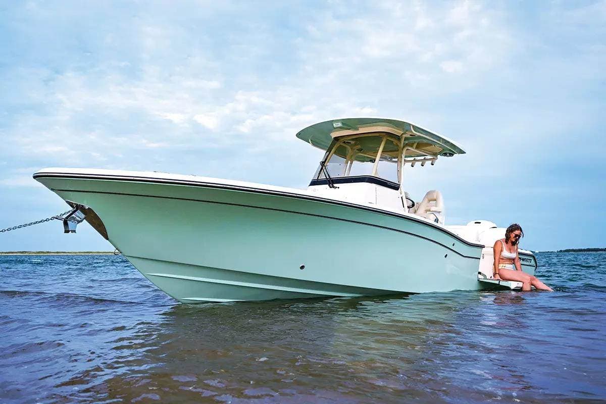 Woman enjoying boating on the water in St. Johns County, FL — representing the active Fruit Cove lifestyle supported by Health Pointe Jacksonville acupuncture