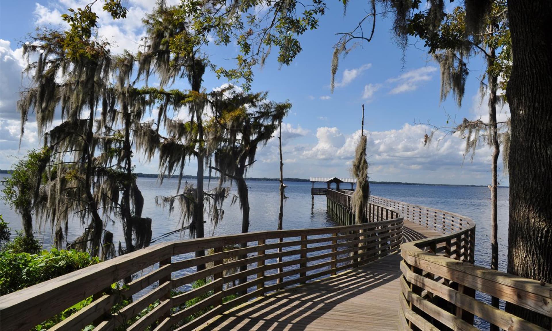 Fruit Cove, FL boardwalk along the St. Johns River — Health Pointe Jacksonville acupuncture clinic serves Fruit Cove patients