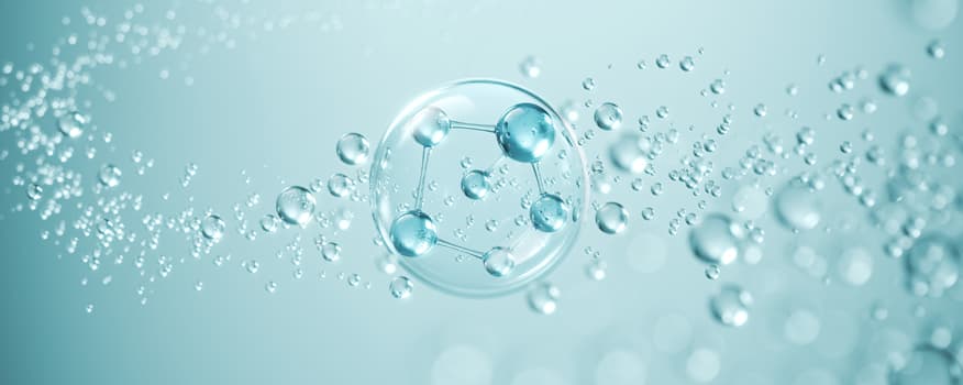 Ozone molecule illustration representing O3 Regenerative Therapy healing at Health Pointe Jacksonville