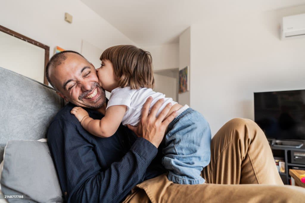 Happy child and parent at home — pediatric acupuncture care at Health Pointe Jacksonville