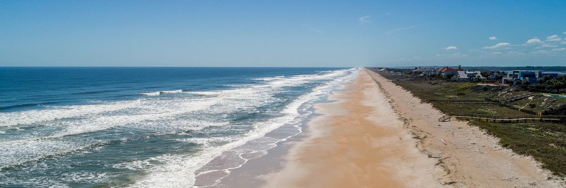 Aerial view of Ponte Vedra Beach, FL coastline — served by Health Pointe Jacksonville acupuncture clinic